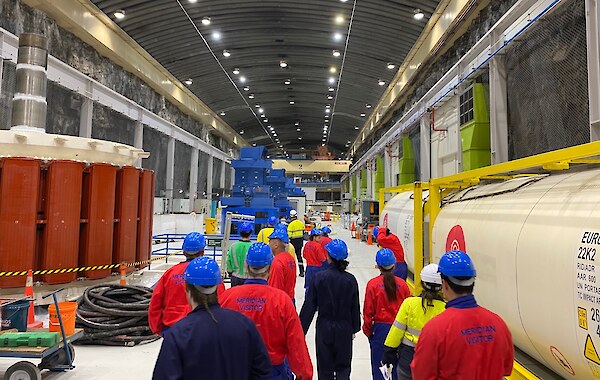 Kia Tū site visit to Manapōuri Power Station.