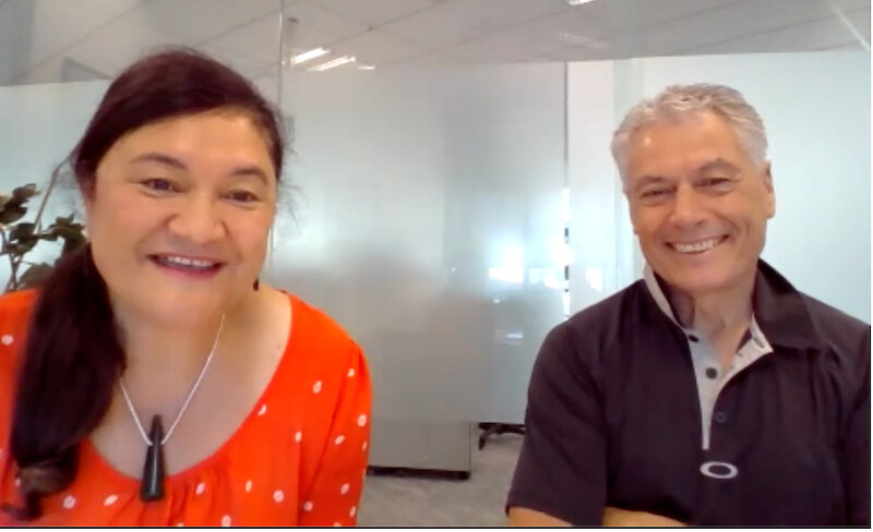Arahia Bennett and Mike Pohio from Te Rūnanga o Ngai Tāhu attended the hui via Zoom.