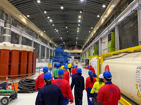Kia Tū visit to Manapōuri Power Station.