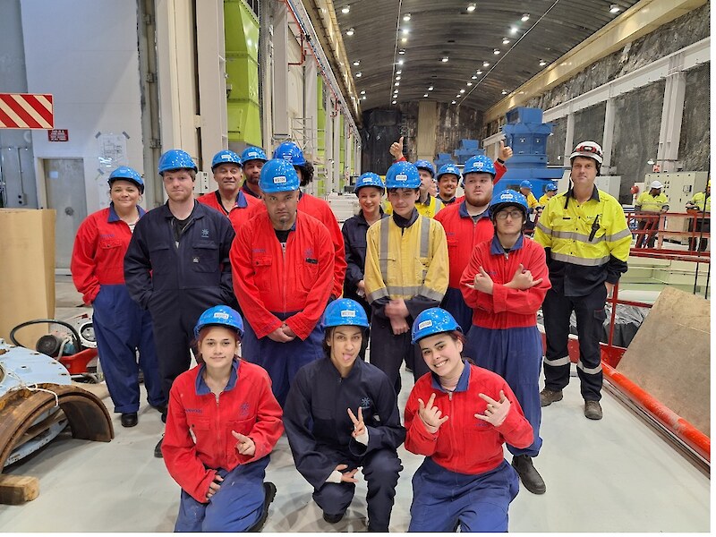 Kia Tū visit to Manapōuri Hydro Power Station.