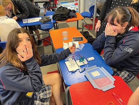 Students are often astonished to know they’ve made hydrogen.